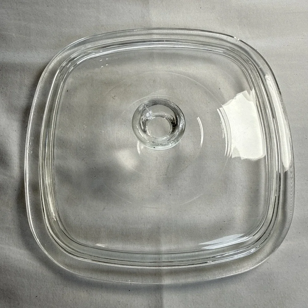 Pyrex Clear Glass Replacement Lid Fits 6.5